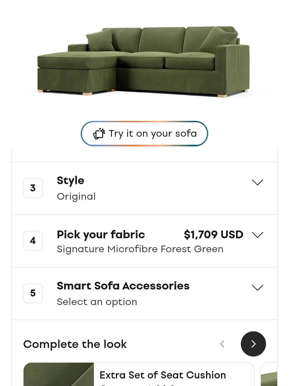 Comfort Works Slipcover for Room & Board York 98